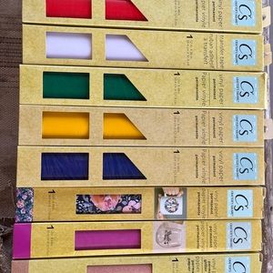 New 8 pack Vinyl Paper Crafting Cricut